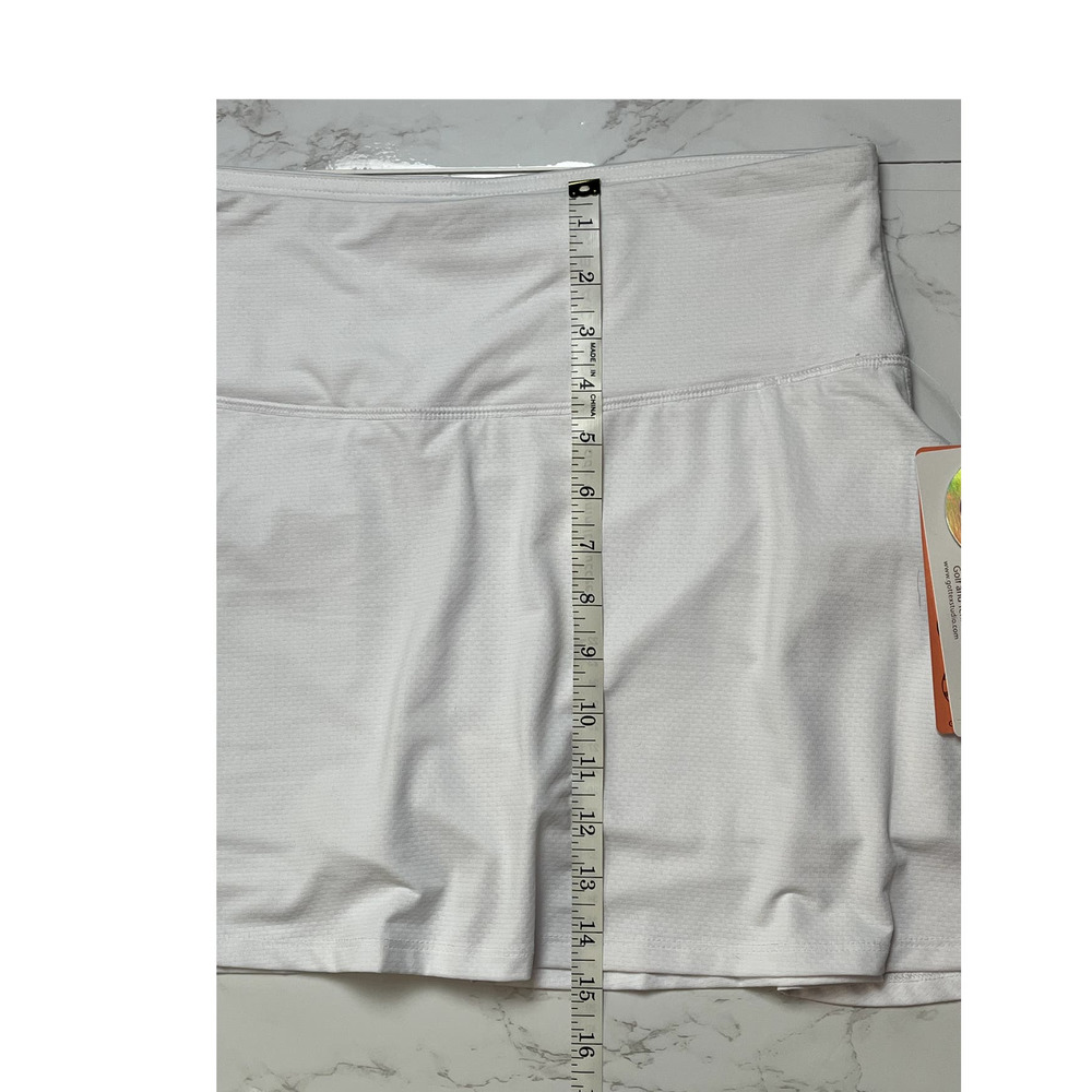 NWT Gottex women's golf and tennis skort in white, size L - Picture 4 of 8
